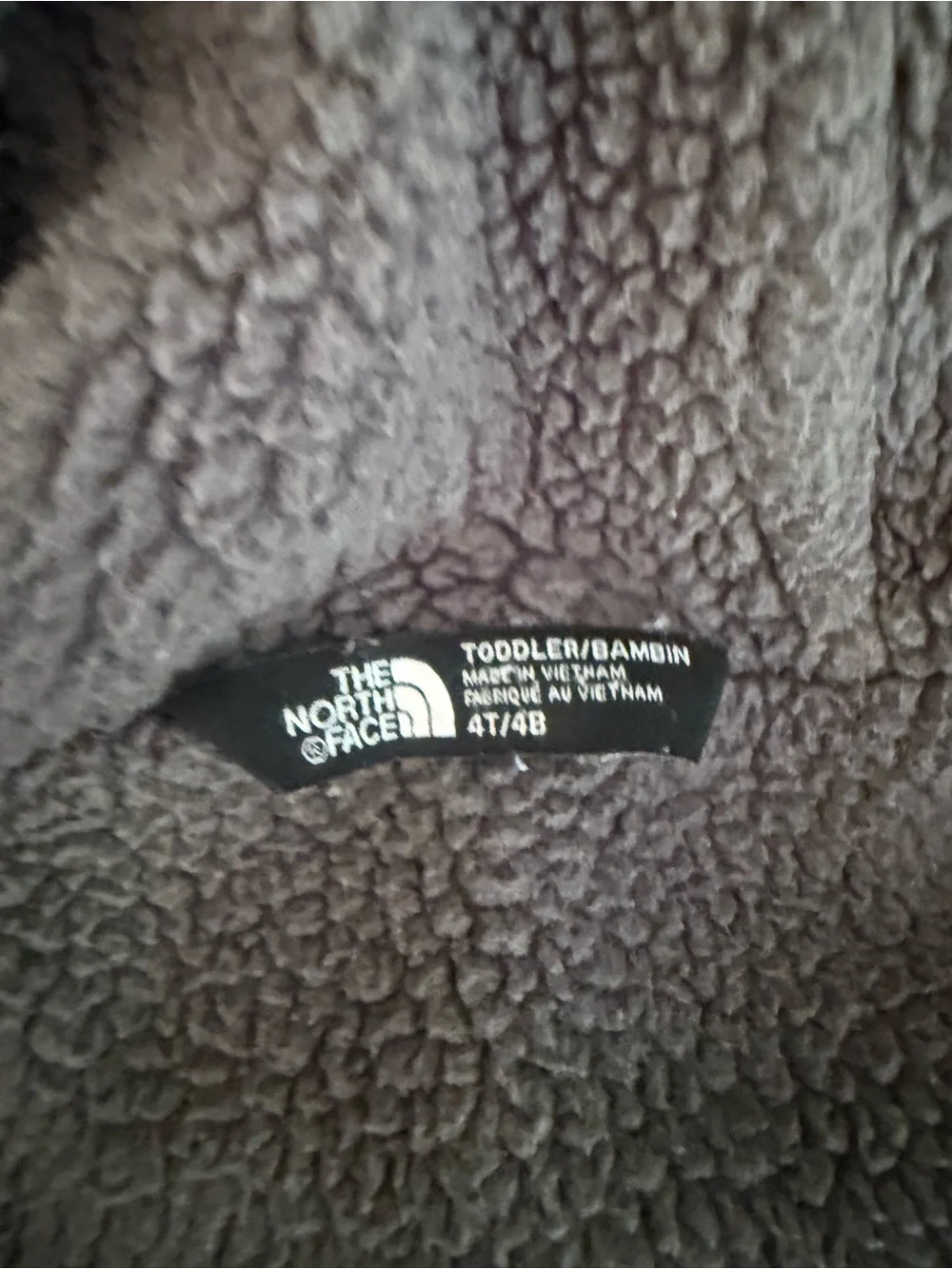 The North Face Toddler Fleece Jacket - Dark Gray